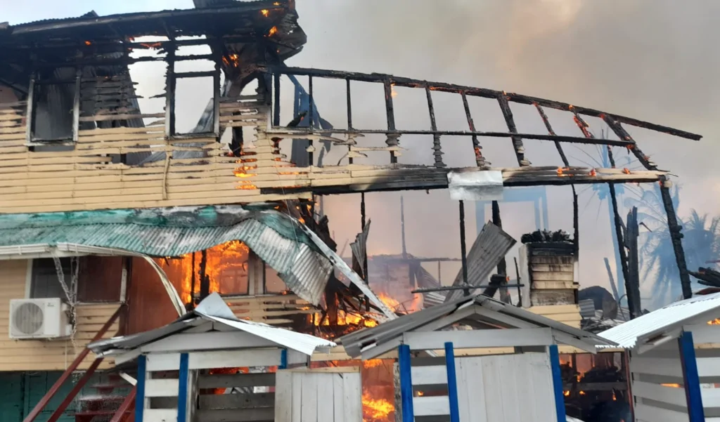 Eve Leary fire started in Police living quarters