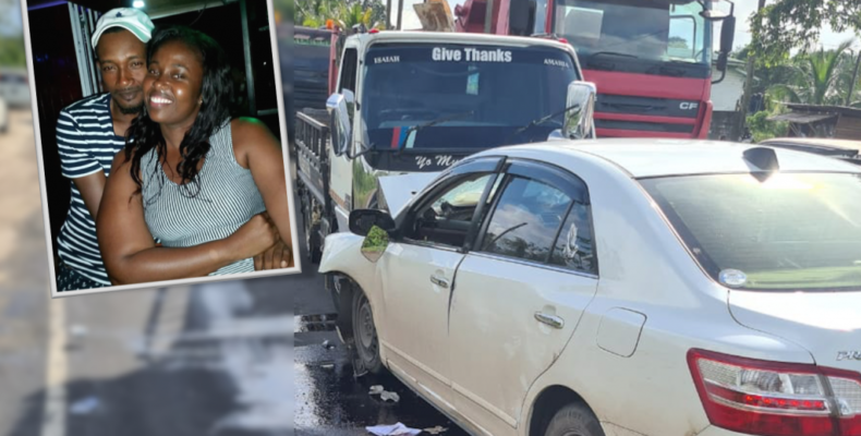 Truck driver charged for causing death of Linden couple in East Bank Demerara accident