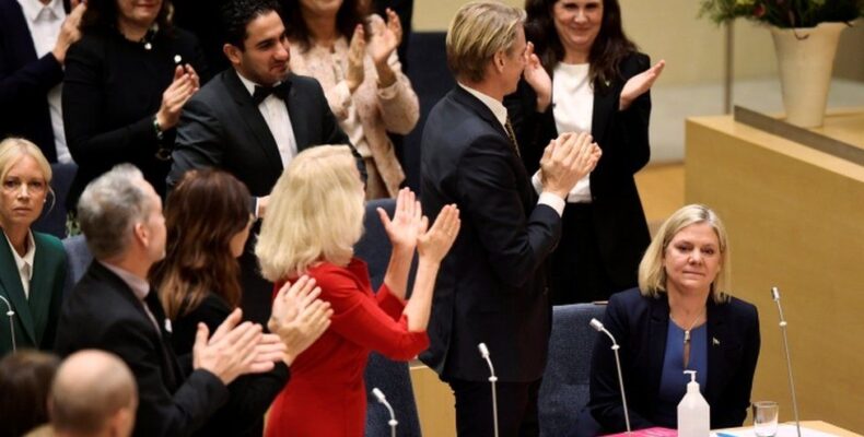 Sweden’s parliament votes in first female Prime Minister