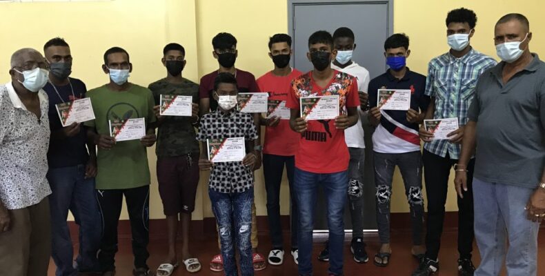 10 Upper Corentyne cricketers receive Patron Educational grants