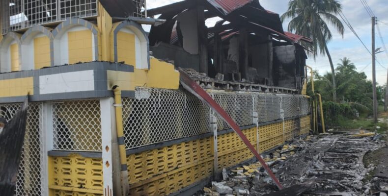 Millions lost after fire guts guest house in Skeldon