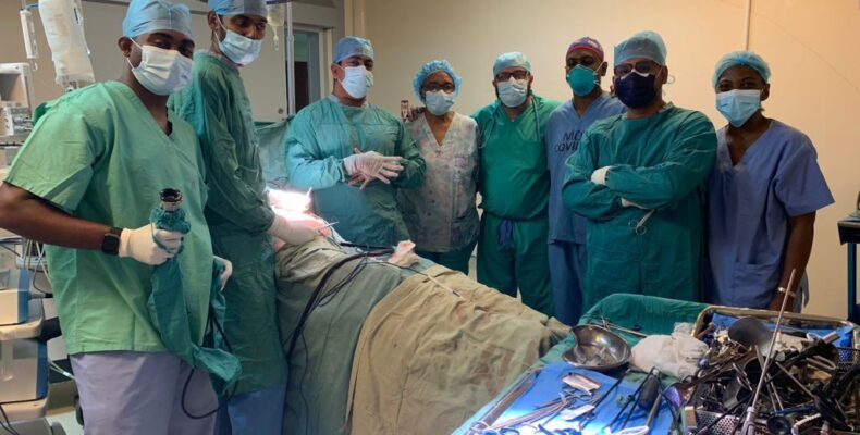 Woman, 54, gets advanced surgery after tummy ache signalled major complications
