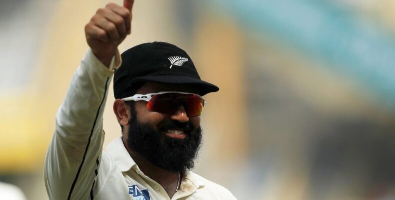 New Zealand spinner Ajaz Patel third man to take 10 wickets in a Test innings