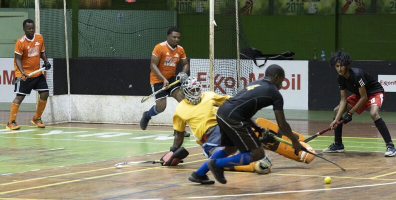 Guyana 40s, Bounty GCC, Hikers Cadets win big in ExxonMobil Indoor Hockey