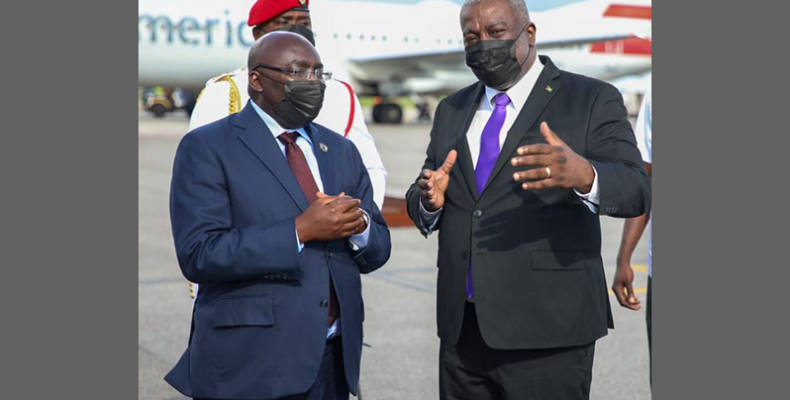 Ghana Vice-President arrives in Guyana with 18-member delegation