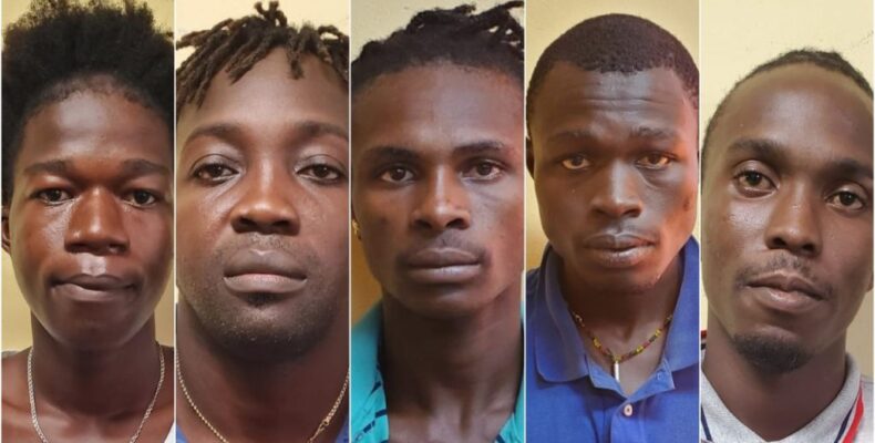 Several arrested after police find stolen items, guns