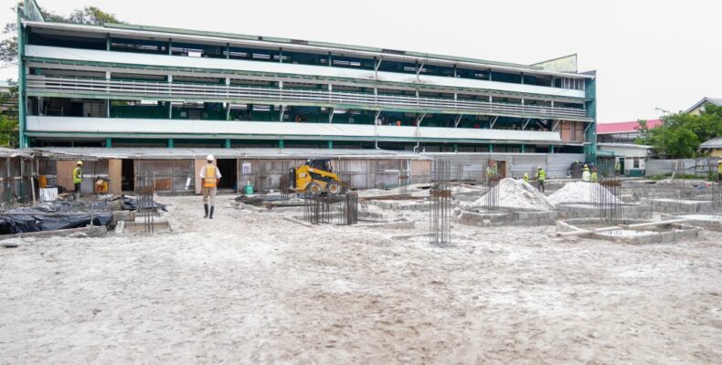 Construction of St. Rose’s High back on schedule
