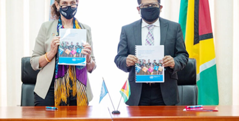 Guyana signs agreement with UN to accelerate progress on SDGs