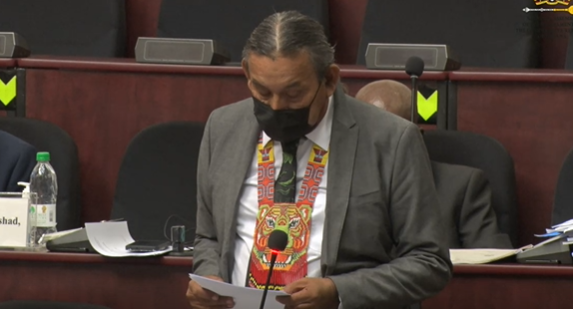 Indigenous leader somberly memorializes COVID victims