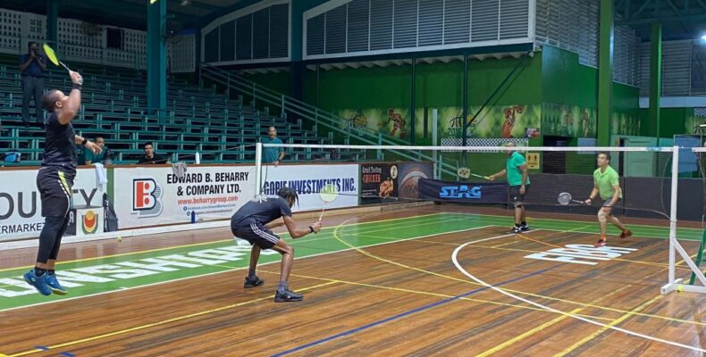 Trophy Stall Doubles Badminton off to exciting start