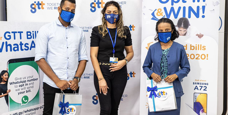 Three persons win with GTT’s ‘Opt in & Win’ e-billing campaign