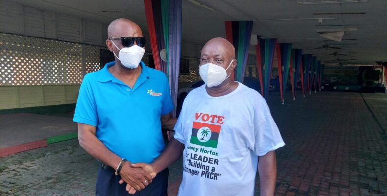 Landslide victory: Aubrey Norton to be declared PNC/R leader