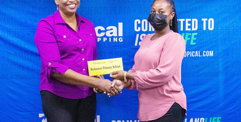 Tropical Shipping makes timely donation to Sophia, Redeemer primary schools