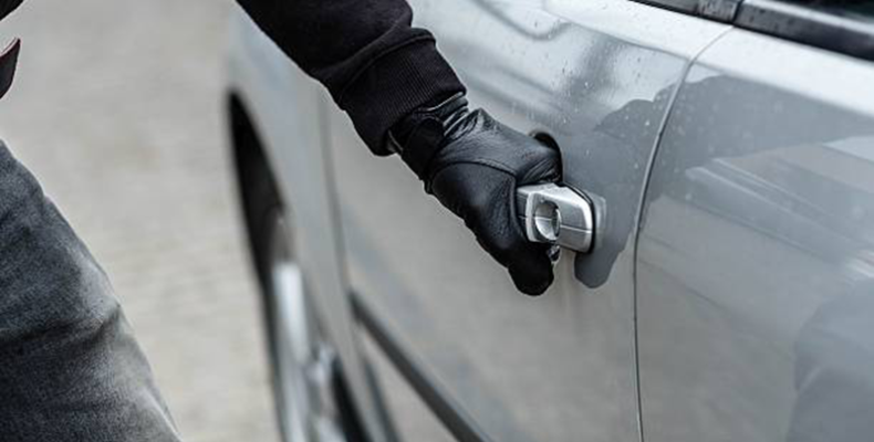 Man nabbed at home with stolen car