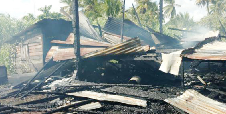 Essequibo man dies in fire that ravaged his house