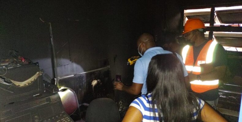 Arson suspected as fire rips through GPHC’s heart test lab