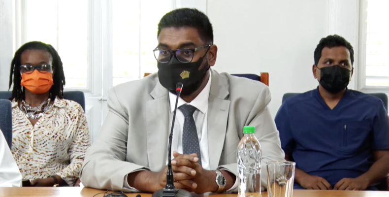 President gives assurance that health officials are in control of COVID situation; Encourages extra precautions