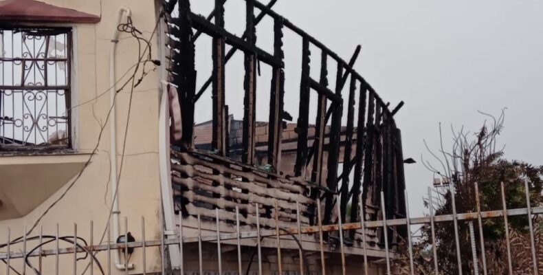 Fire destroys Prashad Nagar house, damages nearby properties