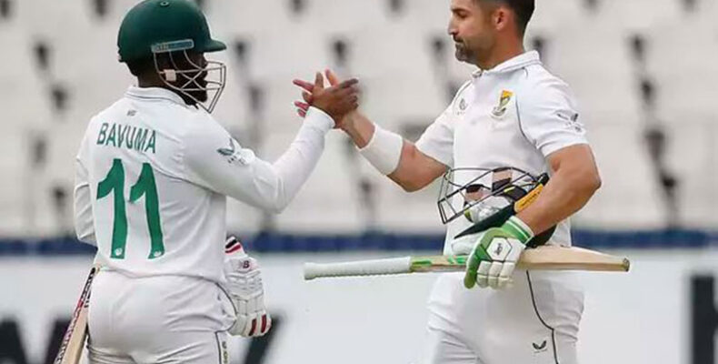 Elgar stars in South Africa’s first win against India at Wanderers