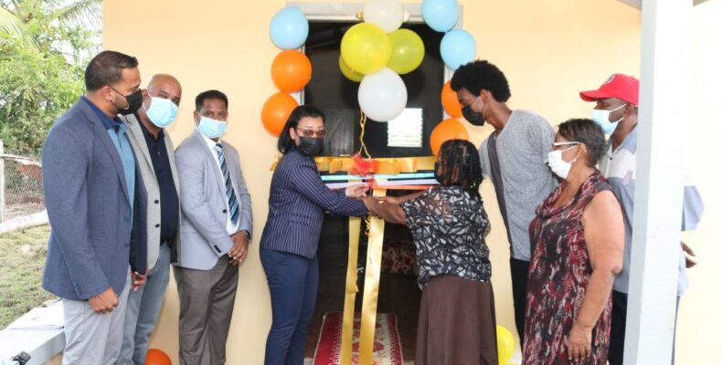 Berbice single mom gets newly constructed house