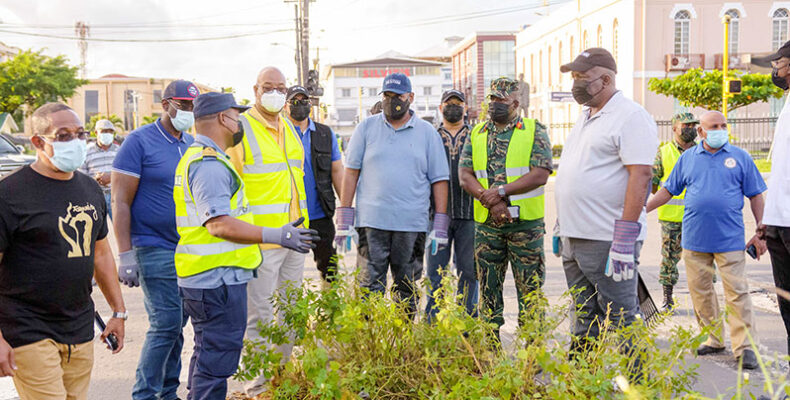 Scenes of massive clean-up exercise in Georgetown