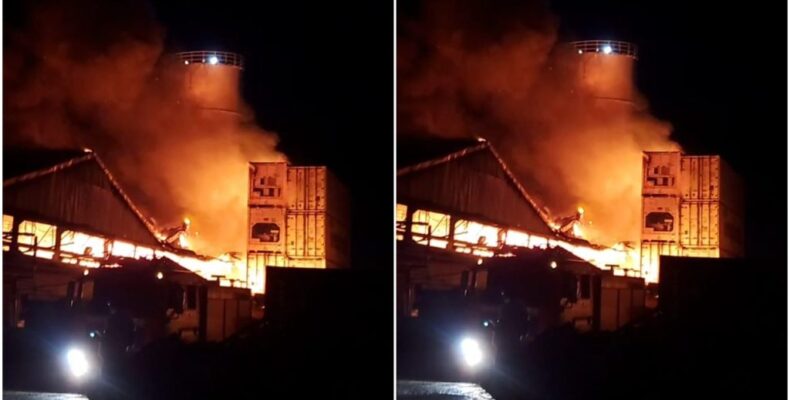 Massive fire engulfs Laparkan Shipping Bond