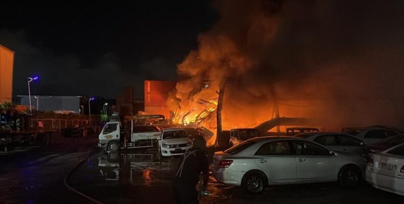Laparkan fire: 11 vehicles, three 40-ft containers, Bobcat machine among items destroyed