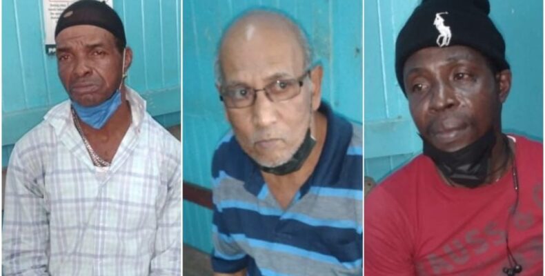 $40K bail each for three men caught littering