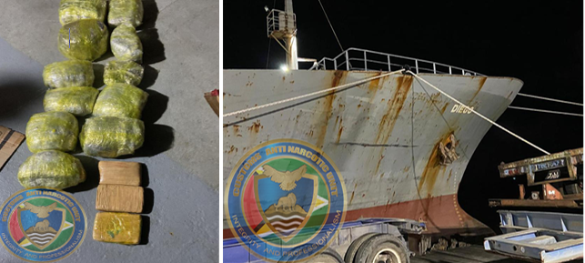 $14 million in marijuana found onboard foreign cargo ship at Georgetown wharf