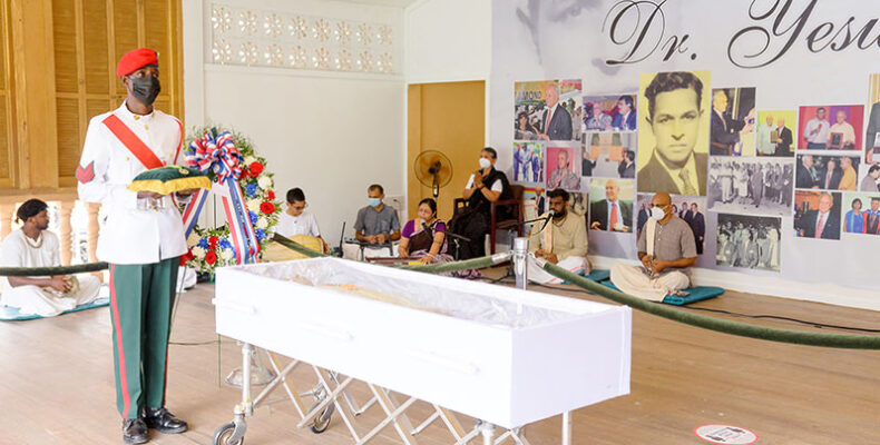 A giant in business development, Dr Yesu Persaud, laid to rest