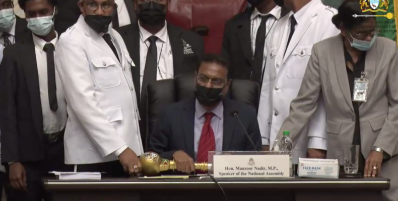 APNU+AFC Opposition submits no-confidence motion against Speaker