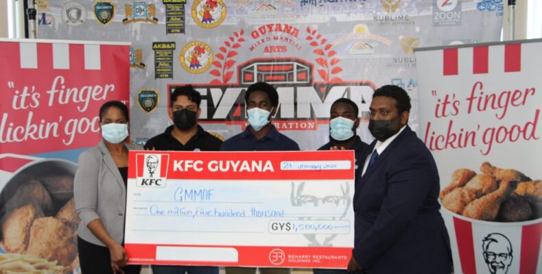 Mixed Martial Arts Federation gets backing from KFC Guyana