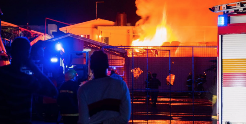 Unattended candle is suspected cause of Cross Street fire; 12 persons homeless
