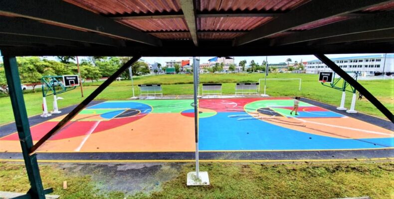 ANSA McAL officially adopts Burnham Basketball Court