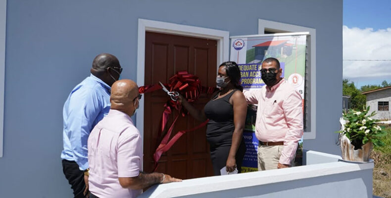 Six families receive ‘proper’ roofs over their heads