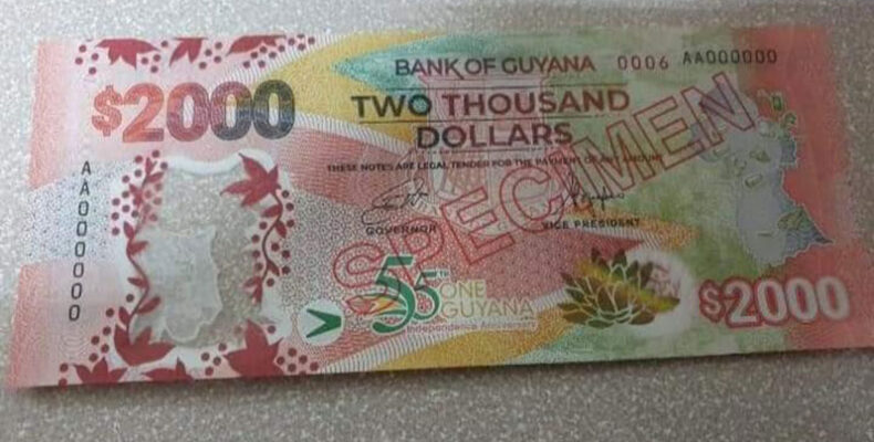 $2,000 note to be introduced
