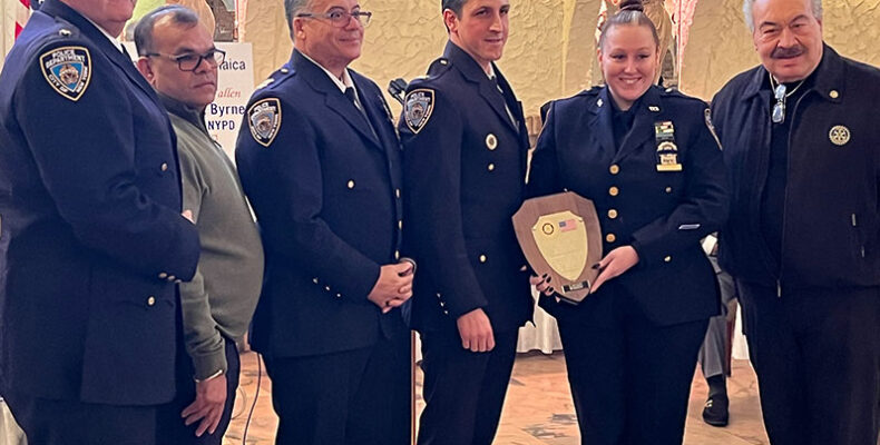 Queens Guyanese Rotary Members Honour cops