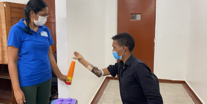 Greater support for arm amputees through local Rehab. Centre