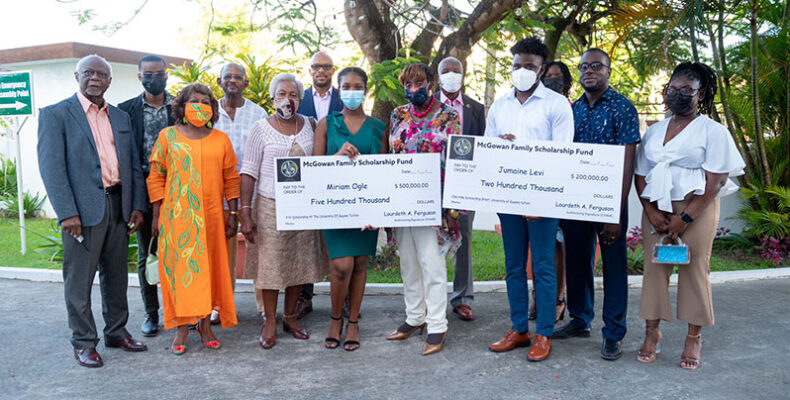 Two UG students awarded ‘McGowan family education scholarship’
