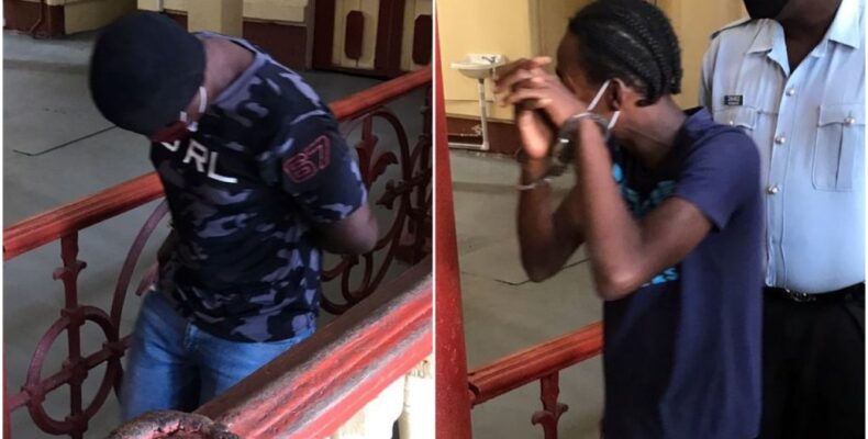 Two remanded for allegedly robbing man of gun, other valuables