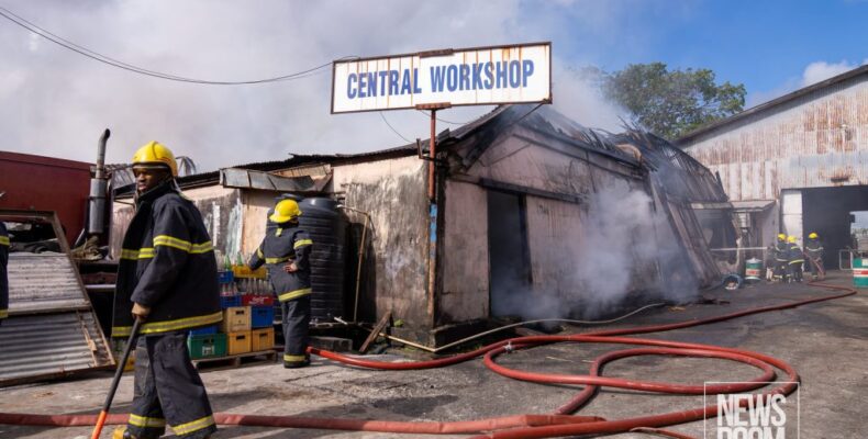 Fire at GNSC wharf was maliciously set – Fire Chief