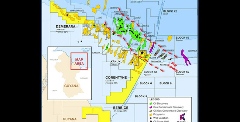CGX finds oil in commercial quantities at Kawa-1 well