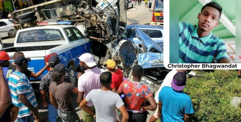 Boy, 21, among fatalities in Mahaica accident; 3 cops injured