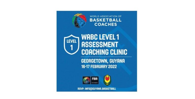 FIBA, WABC to host Level I coaching programme in Guyana