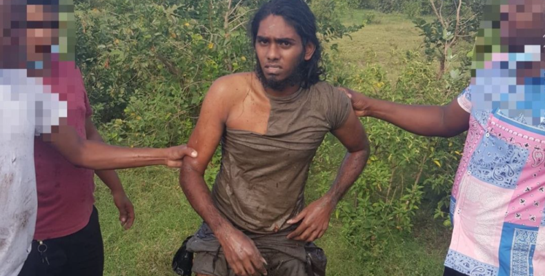 Escapee recaptured in canefields still shackled