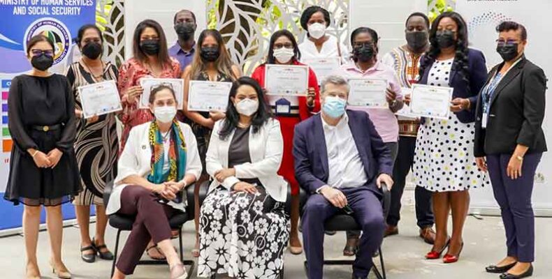 16 trained to tackle HIV discrimination, violence against women and girls
