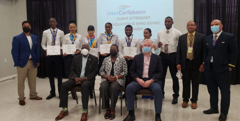 Five newly trained Guyanese flight attendants added to Inter-Caribbean crew