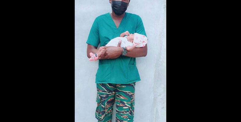 GDF medic successfully delivered two other babies