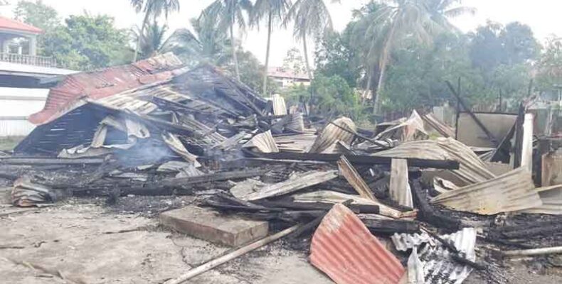 Taxi driver homeless after fire