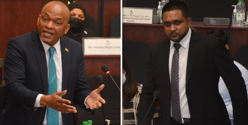 Duncan suspended for 4 sittings after protesting Dharamlall’s “Dildo” remark in National Assembly